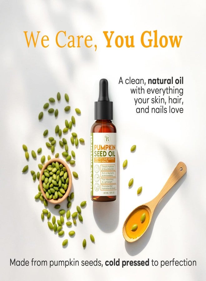 BLOOMORA Pumpkin Seed Oil for Hair Growth & Care - Dry Scalp Oil, Skin & Nail Hydration (2Fl Oz), - Cold Pressed Pumpkin Seed Extract Drops for Scalp Care - Smooth Split Ends - Natural Hair Serum Alternative - Image 5